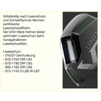 Automatische Laserschweiss-Helm Weld-Helmet EN207-Zertifizierung für die Gesamtheit Helm plus Filter